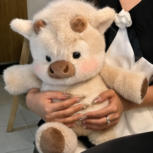 달리는 송아지 인형